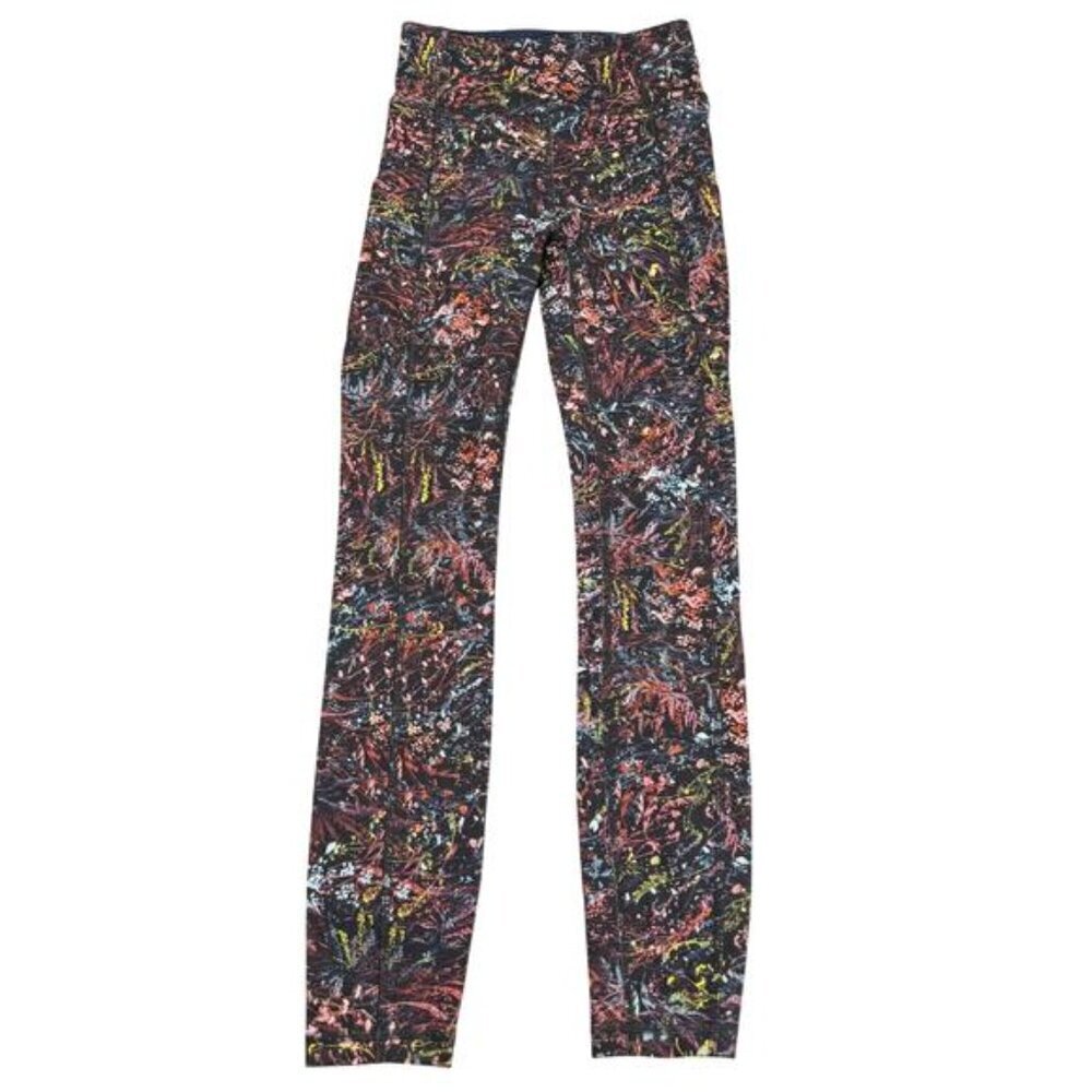 Lululemon Invigorate High-Rise Tight 25" Foliage Overlay Multi Size 2 - Picture 4 of 8